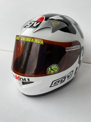 Minichamps 1/2 Scale MotoGP Valentino Rossi AGV Helmet Philip Island 2004 - Image 1 of 4