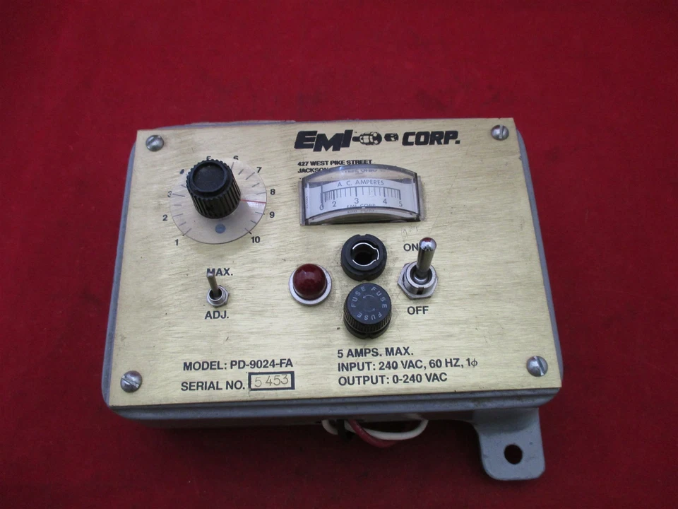 EMI Current Control Panel  PD-9024-FA - Image 1 of 1