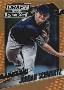 2014 Panini Prizm Per. Draft Picks Prizms Orange #40 Jordan Schwartz