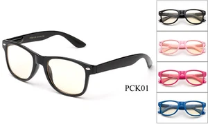 Kids Blue Light Blocking Glasses Gaming Computer Reading Anti Eye Strain UV 100% - Picture 1 of 20