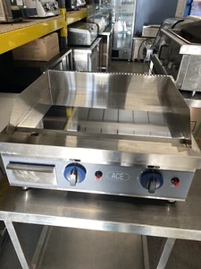 *NEW* Ace Commercial Chrome Top Flat Grill / Griddle Natural Gas - Picture 1 of 3