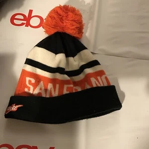 Nike MLB San Francisco Giants Beanie Orange Black White - Picture 1 of 1