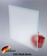 VSG Verbundsicherheitsglas 8mm Mattglas | Glasplatte,Glasscheibe, Vordach glas