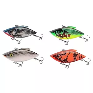 4 Piece Rattle Trap-styled, Lipless Crank Bait Fishing Lures - Picture 1 of 5