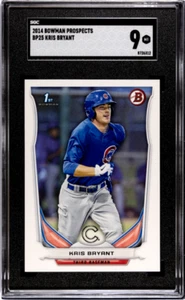 2014 Bowman Draft #BP25 Kris Bryant SGC 9 - Picture 1 of 2