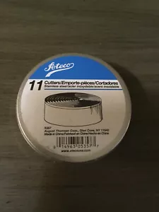 ATECO Plain Edge Round Stainless Steel Cutters 11 Pc Set Graduated Size 5357 NEW - Picture 1 of 4