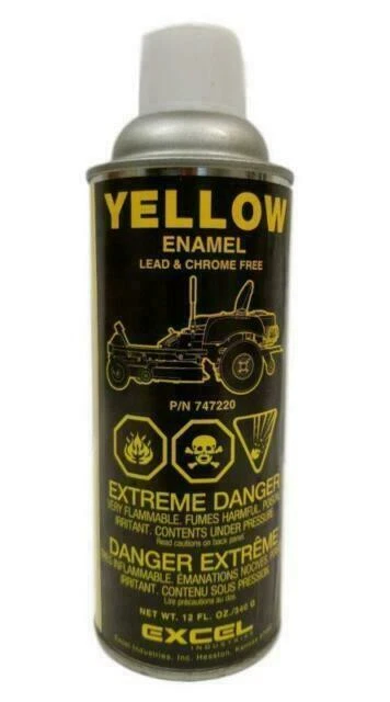 Hustler 747220 Aerosol Paint Spray - Yellow