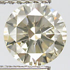 Diamant naturel 0,28 ct éblouissant meilleur teinte jaune doré vrai diamant rond taille !