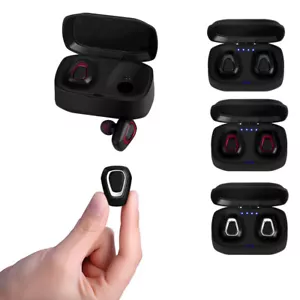 Mini Bluetooth 5.0 Stereo Headset In-Ear Wireless Earphone Earbud Headphone - Picture 1 of 9