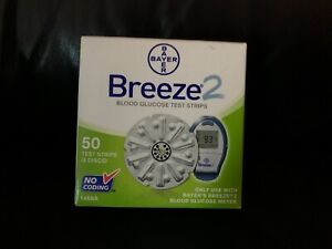 breeze 2 glucose test strips by bayer -1 Box Of 50 Test