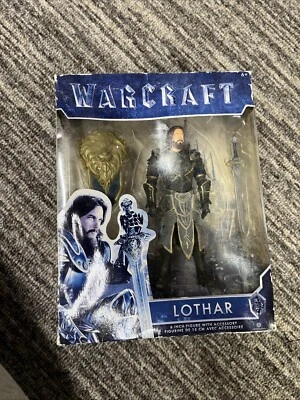 Warcraft Movie Action Figure LOTHAR 6-inch Jakks NEW IN BOX 2016 World of - Image 1 of 4