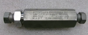 AUTOCLAVE ENGINEERS INC. P/N 201B-5370 M.A.W.P. 6k PSI@423°F #85C - Picture 1 of 10
