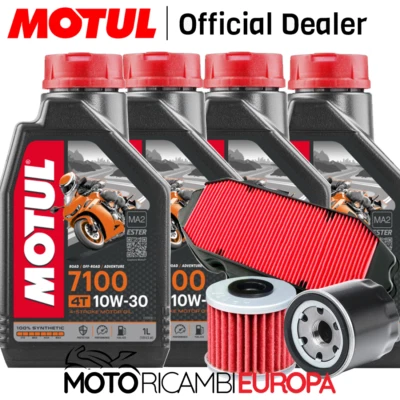 TAGLIANDO HONDA NC750 X / S DCT 2014 2015 2016 OLIO MOTUL 7100 10W30 + FILTRI - Immagine 1 di 4