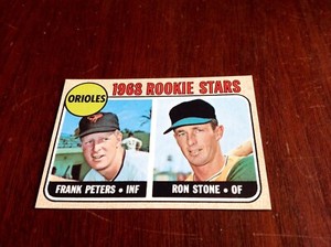 1968 Topps #409 Orioles Rookies (Peters/Stone) (NRMT+) Set Break