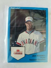 1989 PROCARDS VANCOUVER CANADIANS (WHITE SOX) TEAM SET