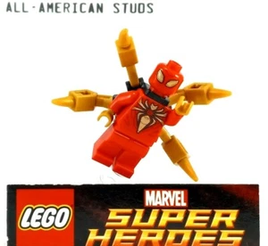 LEGO Iron Spider Man Armor Minifigure from 2021 set 76175 Mechanical Arms Barbs - Picture 1 of 3