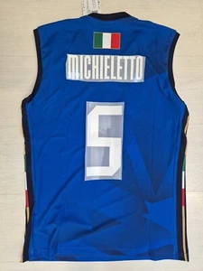 ERREA FIPAV 1ST JERSEY OLYMPIADS 2024 MICHIELETTO 5 ITALY VOLLEYBALL MEN - Picture 1 of 2