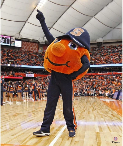 Syracuse Orange Unsigned Otto the Orange Pre-Game Photograph Cover