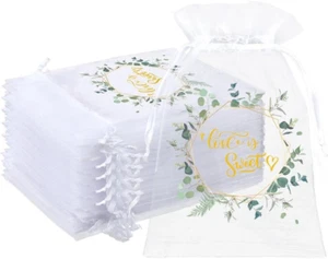 200 Pcs Love Is Sweet Organza Bags for Wedding Treat 4 X 6 Inch Wedding Favor... - Picture 1 of 1