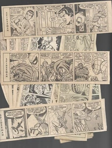 34 - 1990's SPIDERMAN Newspaper Strip Clippings - STAN LEE - JOHN ROMITA - Picture 1 of 1