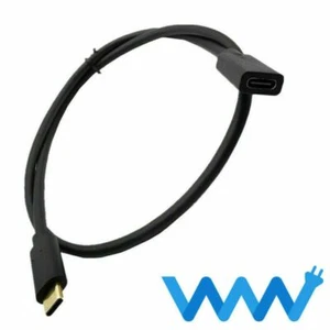 USB Type C 3.1 Male to Female Fast Charging Data Sync Extension cable - Picture 1 of 1