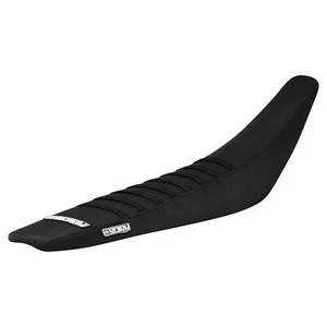 STARK VARG Electric Bike Seat Cover ALL BLACK / BLACK RIBS #406 - Picture 1 of 5