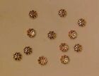 1:12 Classic / 1:24 Little Bit CONCHOS for Toy Model Horse Tack - GOLD PLATED