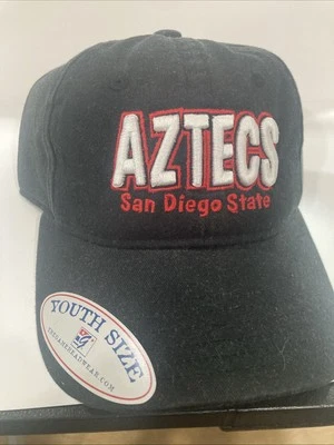 San Diego State University Aztecs The Game Strap Back Embroidered YOUTH Hat NWT - Image 1 of 4