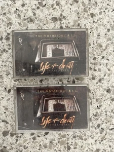 NOTORIOUS BIG "LIFE AFTER DEATH" VINTAGE RARE HIP HOP CASSETTES 1 & 2 Tested - Picture 1 of 4