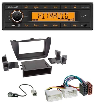 Continental 1DIN DAB MP3 AUX USB Autoradio für Hyundai Tucson (2010-2015) - Bild 1 von 4