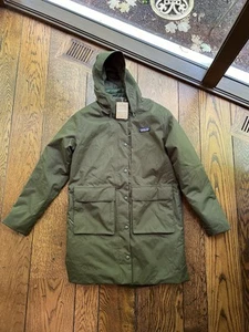 Parka para mujer Patagonia banco de pinos tres en uno talla pequeña aguja de pino verde nueva con etiquetas - Imagen 1 de 6