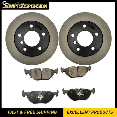 Kit de pastillas de freno trasero y rotores de disco para BMW Z4 2003 2004 2005 2006 Foto 1 de 4