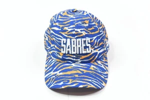 New Era Buffalo Sabres Zubaz Hat Mens One Size Blue Yellow Strapback Adjustable - Picture 1 of 8