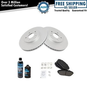 Front Ceramic Brake Pad & Rotor Kit w/Chemicals for Honda Odyssey Acura MDX - Picture 1 of 5