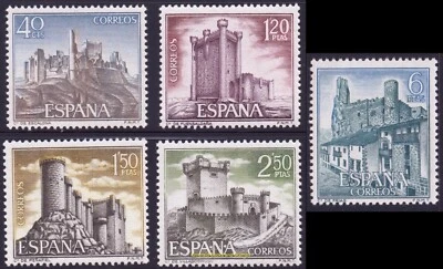 EBS Spain 1968 - Castles (III) - Michel 1770-1774 - MNH** - image 1 of 4