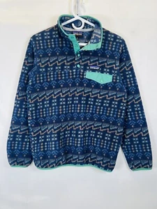 Pullover giacca pile Patagonia Synchilla Aztec taglia XS - Foto 1 di 8