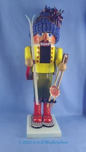 Vintage German Nutcracker Steinbach Ski Champion S640 17" NIB Old Stock - Picture 1 of 10