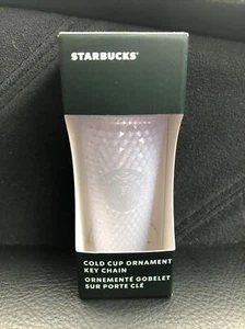 NEU Starbucks 2021 Christmas Ornament Lilac Studded Tumbler - Bild 1 von 6