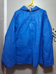 Stearns Dry Wear Rain Jacket/ Pants Men's Size Medium/Large Blue PVC Waterproof - Picture 1 of 24