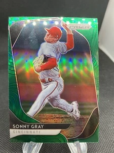 2020 Panini Prizm Tier II Green Prizm Sonny Gray #136 198 - Picture 1 of 2