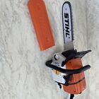 Stihl kid's toy chainsaw battery operated with sounds and moving chain