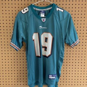 Miami Dolphins Football Jersey Youth Size Large (14-16) Reebok Marshall #19