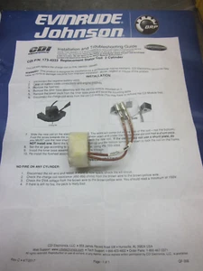BOBINA DE CARGA JOHNSON EVINRUDE 4 A 50 HP 1989 A 1993 584333 583485 173-4333 - Imagen 1 de 6