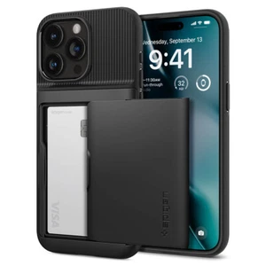 For Apple iPhone 15 Pro Max Case / Apple iPhone 15 Pro | Spigen [Slim Armor CS] - Picture 1 of 52