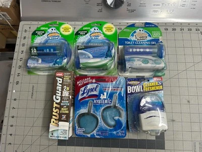 6-pack lot Scrubbing Bubbles Fresh Gel Toilet Bowl Cleaner Stamps Lysol Hygienic - Image 1 of 4