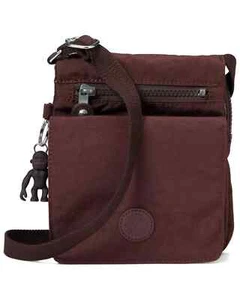 Kipling New Eldorado Crossbody Handbags Mahogany One Size NWT - Picture 1 of 10