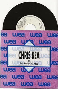 CHRIS REA THE ROAD TO HELL 7 INCH SPAIN PROMO-ONLY SINGLE FROM 1989 - Picture 1 of 2
