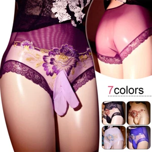 Mutandine uomo Sissy tubino pizzo perizoma intimo perizoma slip sexy mutandine NUOVE - Foto 1 di 19