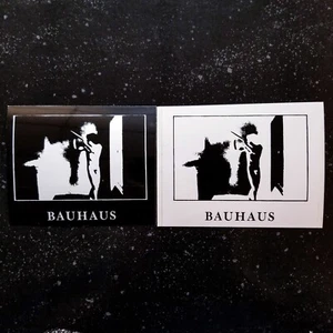 🦇 Bauhaus 4 x 3" wasserdichte Vinyl-Aufkleber Abziehbild Tradgoth [💪 HQ Haltbarkeit!] - Bild 1 von 7