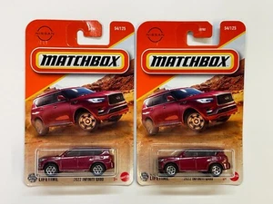 2025 MATCHBOX 2022 INFINITI QX80 COLLECTOR NO. 54/125 LOT OF 2 - Picture 1 of 11